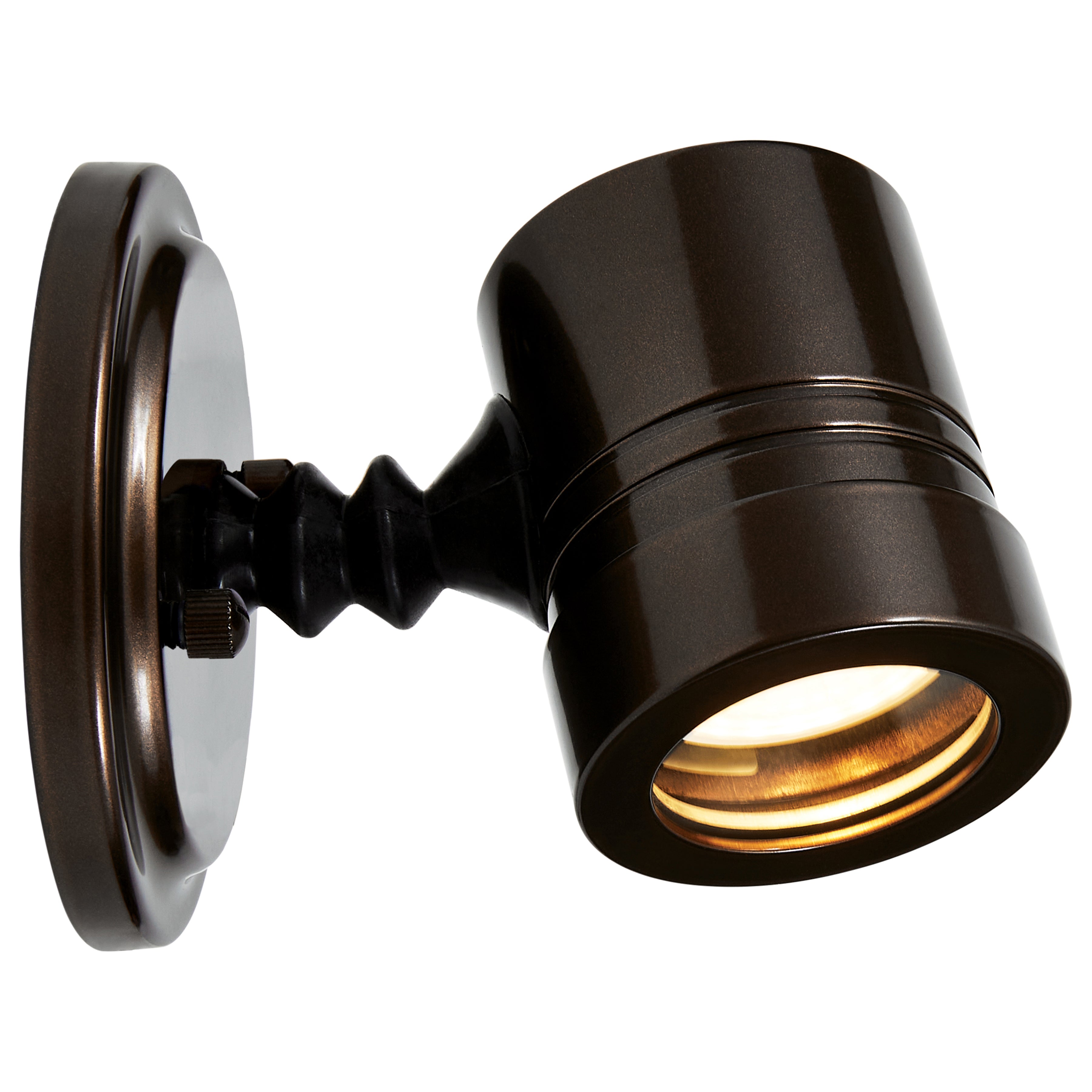 Myra Outdoor Adjustable LED Spotlight, Bronze
