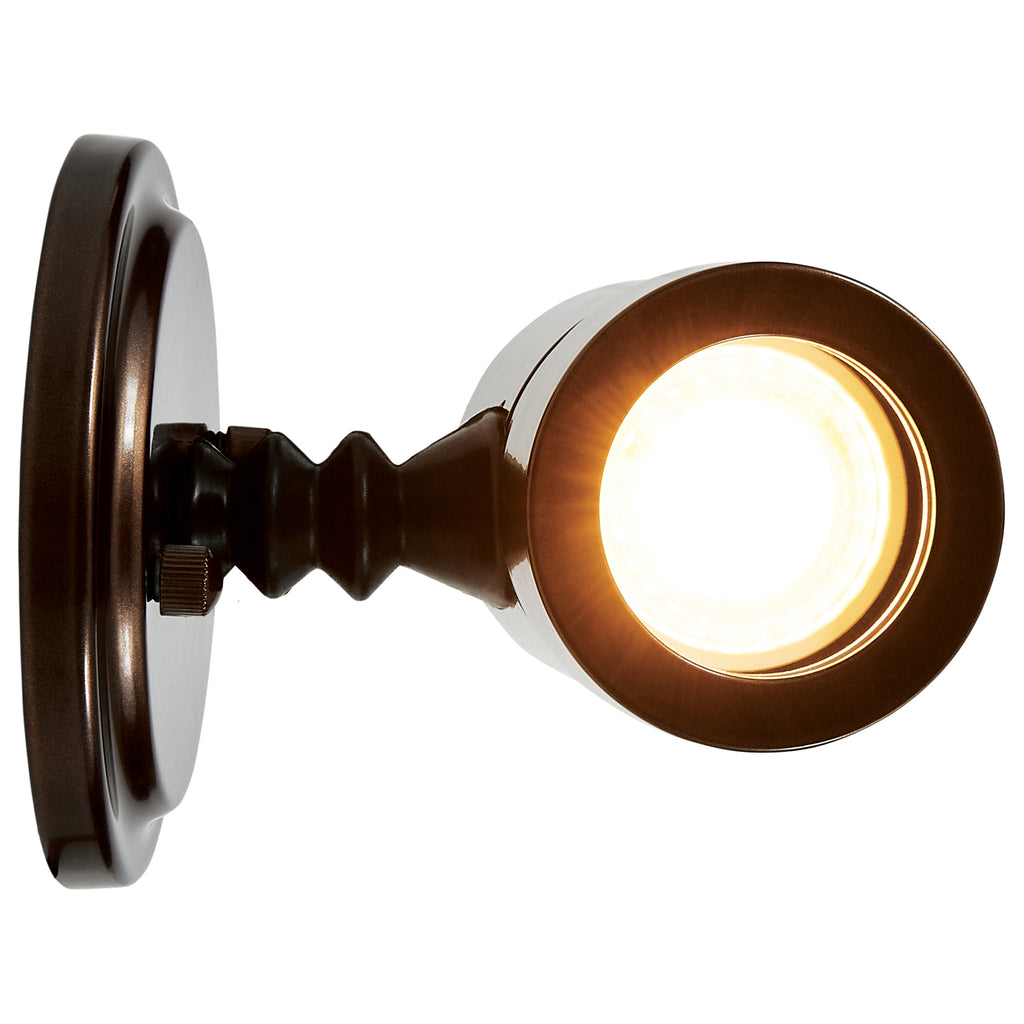 Myra Outdoor Adjustable Spotlight, Bronze