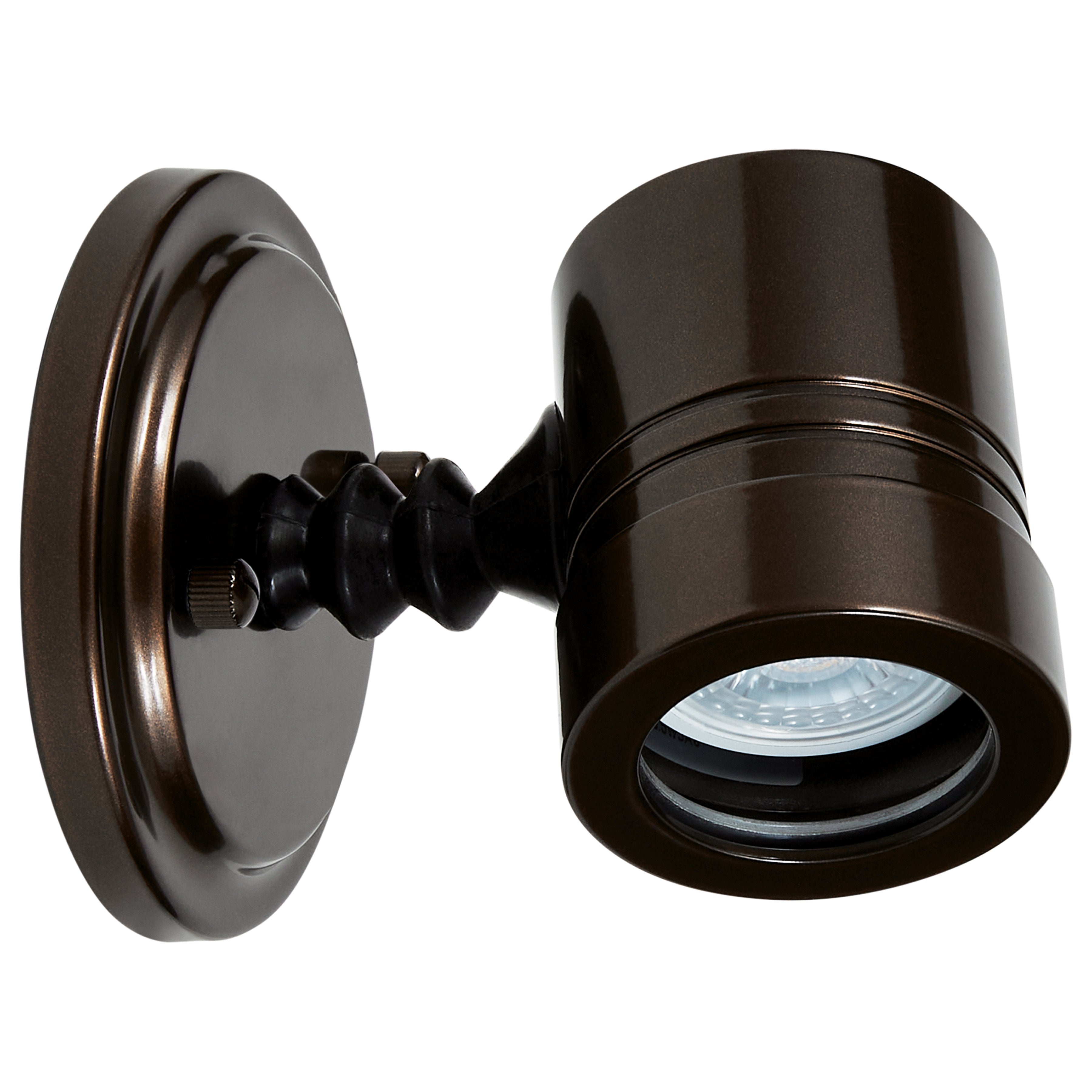 Myra Outdoor Adjustable Spotlight, Bronze