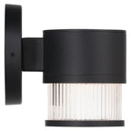 Ari Clear Ribbed Outdoor LED Wall Mount