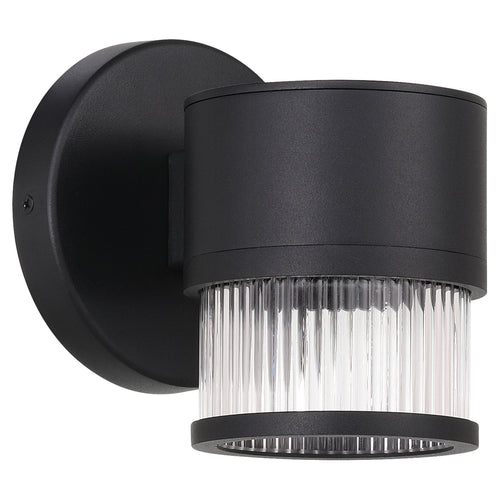 Access Lighting Ari Clear Ribbed Outdoor LED Wall Mount, image 2