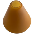 Inari Silk Martini Pendant Glass Shade, Amber Glass