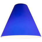 Inari Silk Martini Pendant Glass Shade, Cobalt Glass