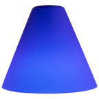Inari Silk Martini Pendant Glass Shade, Cobalt Glass