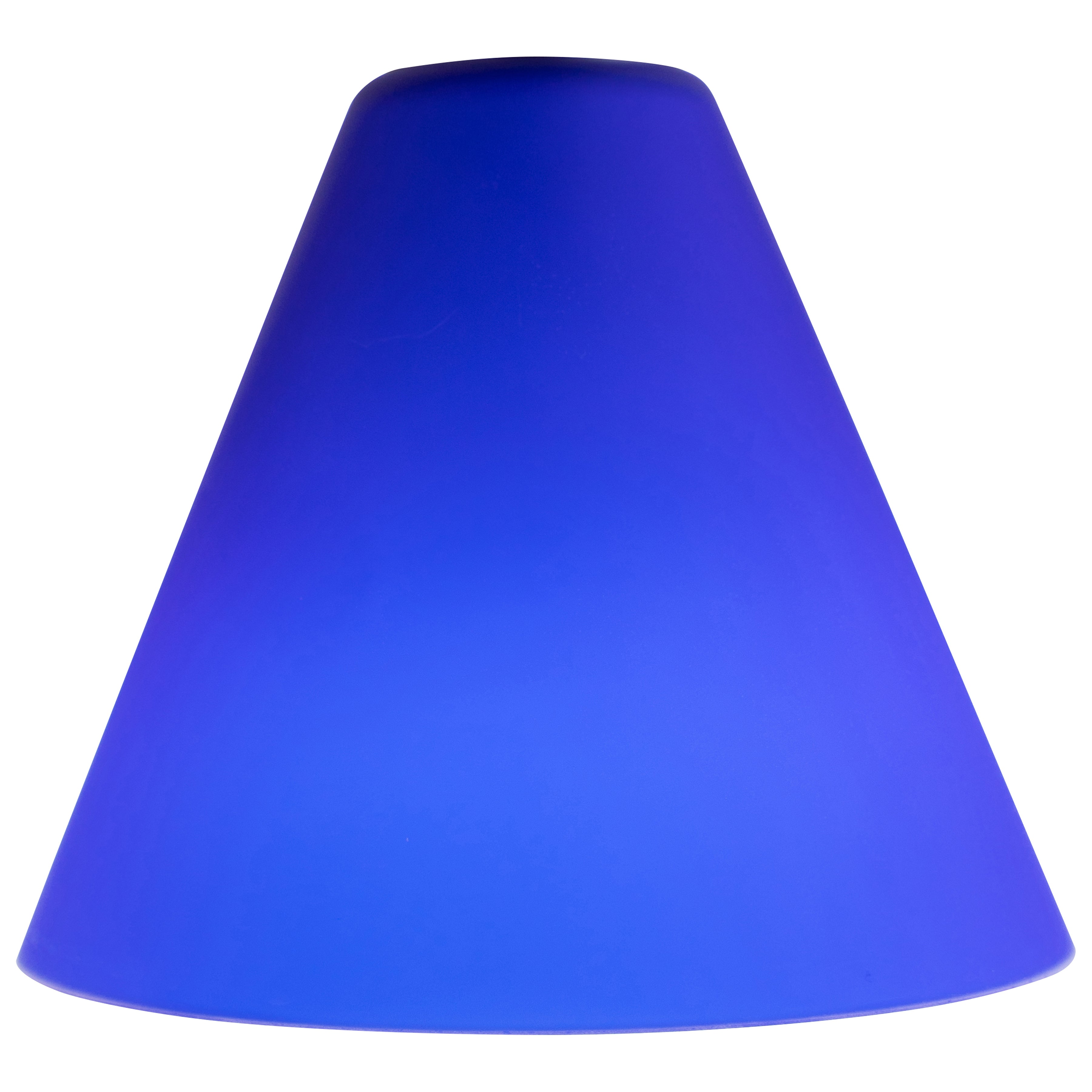 Inari Silk Martini Pendant Glass Shade, Cobalt Glass