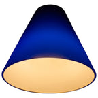 Inari Silk Martini Pendant Glass Shade, Cobalt Glass