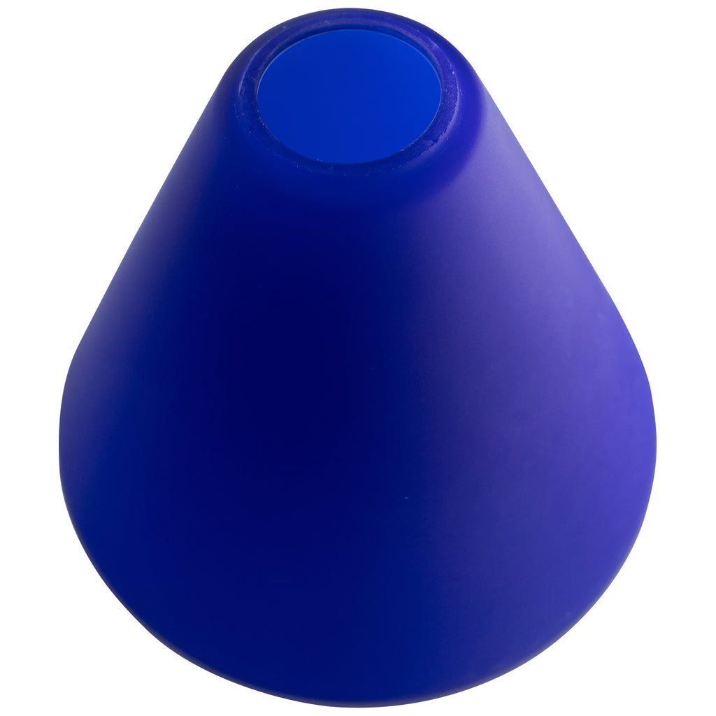Inari Silk Martini Pendant Glass Shade, Cobalt Glass
