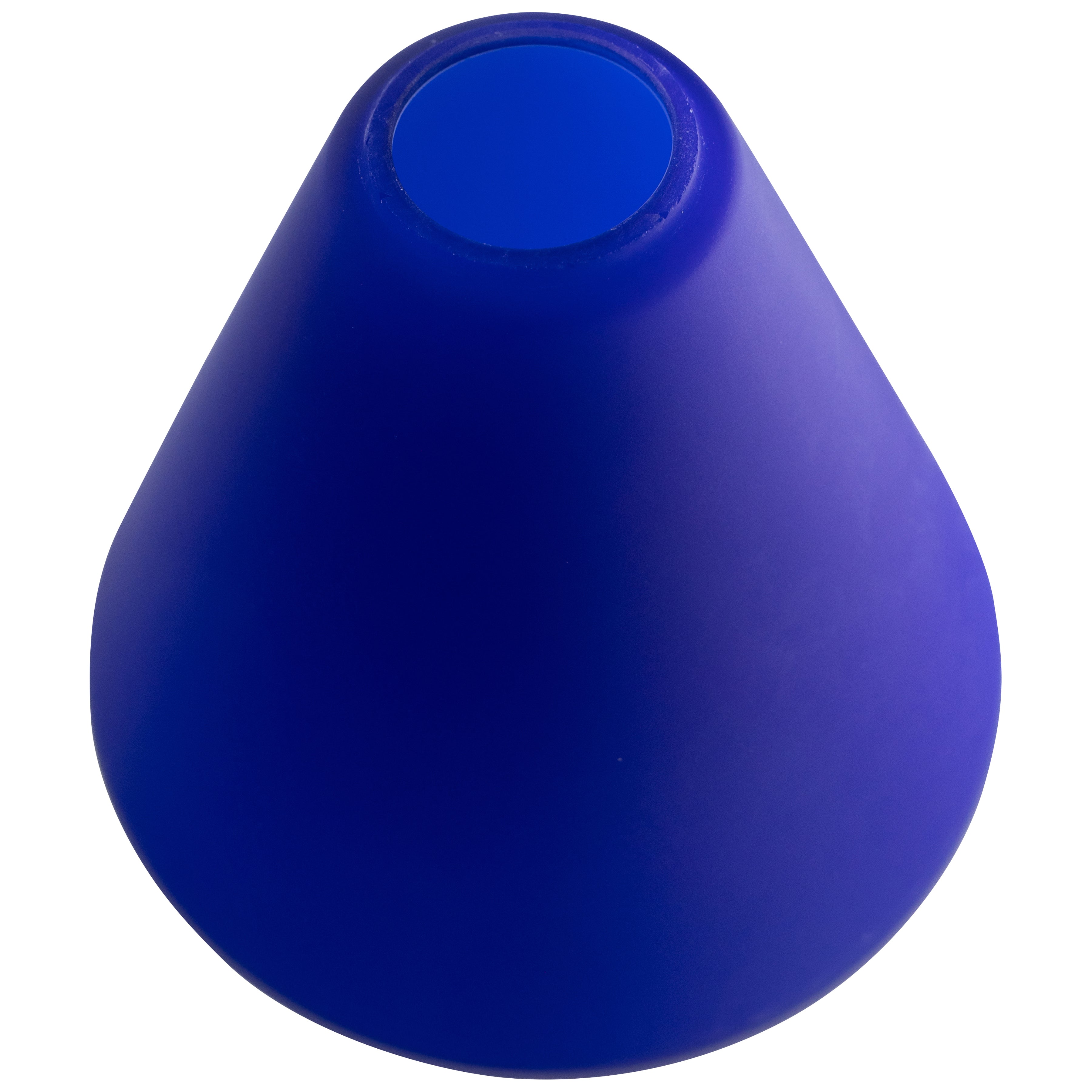 Inari Silk Martini Pendant Glass Shade, Cobalt Glass