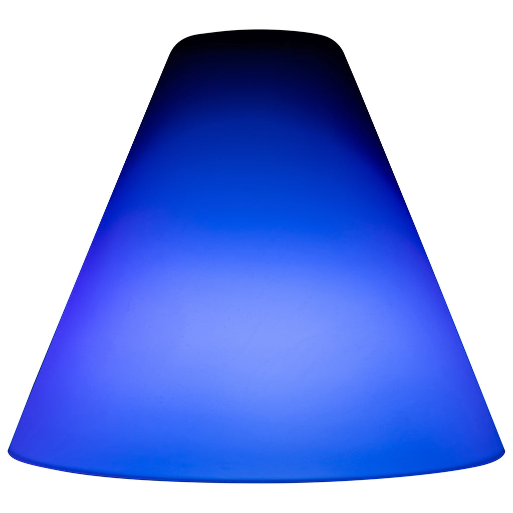 Inari Silk Martini Pendant Glass Shade, Cobalt Glass