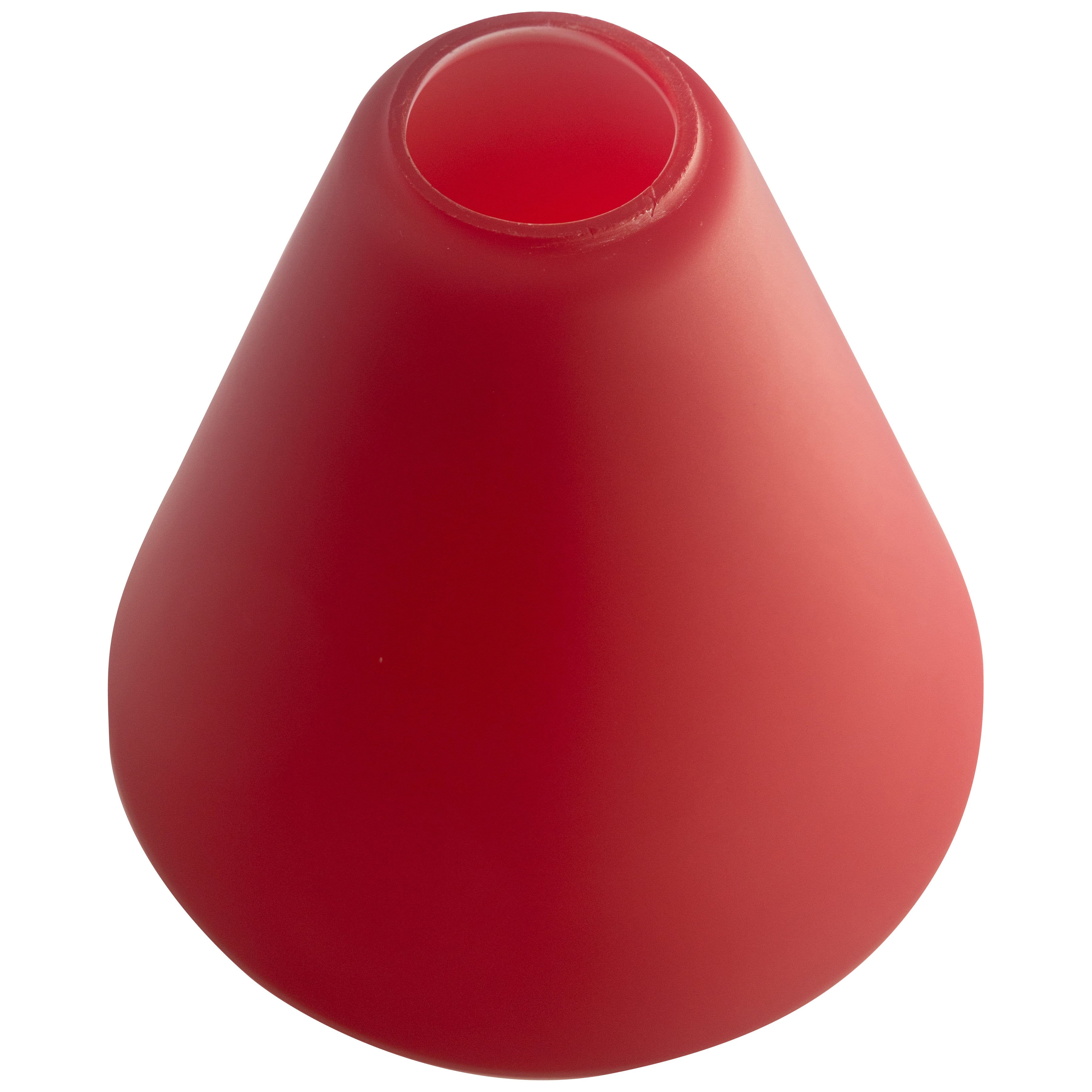 Inari Silk Martini Pendant Glass Shade, Red Glass