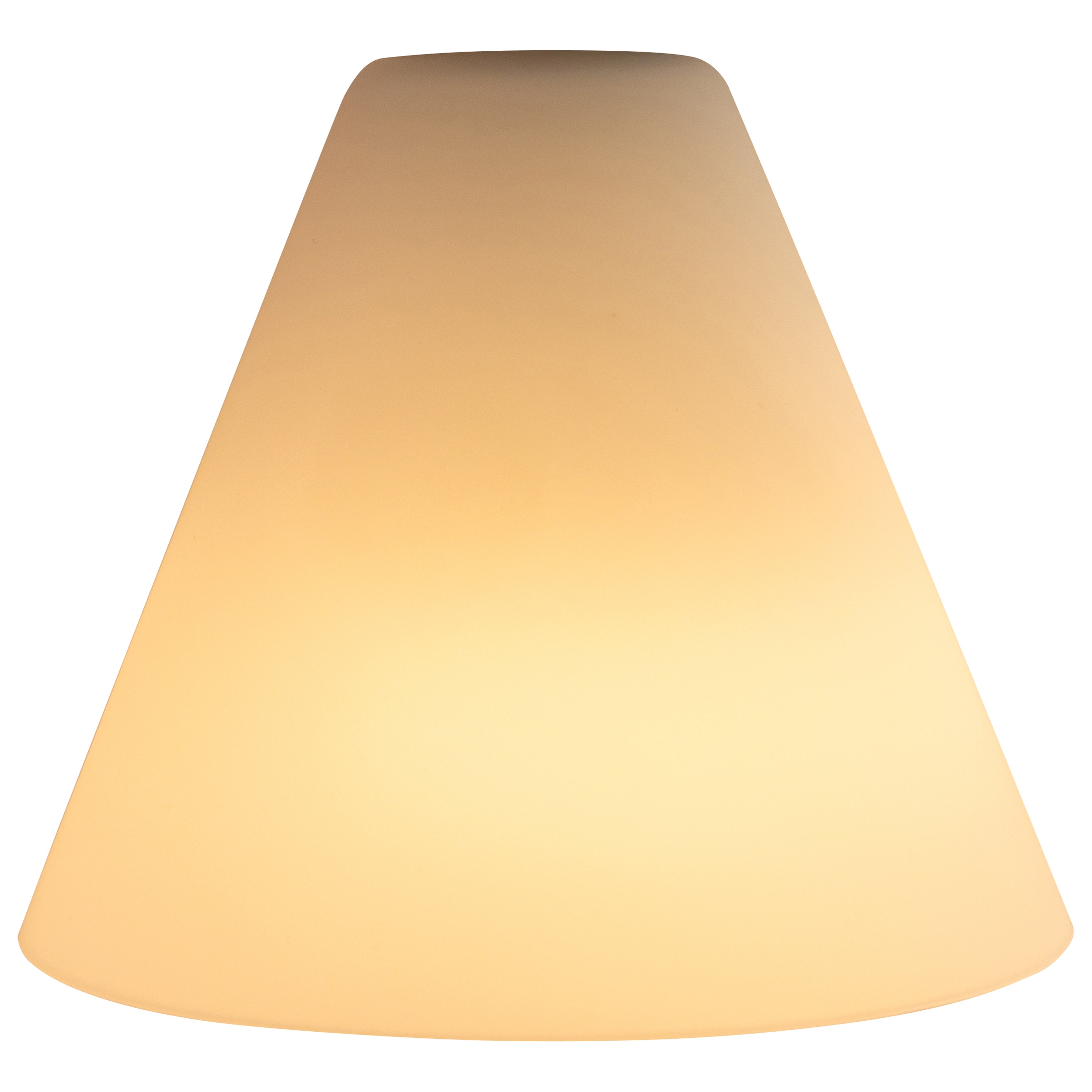 Inari Silk Martini Pendant Glass Shade, White Glass