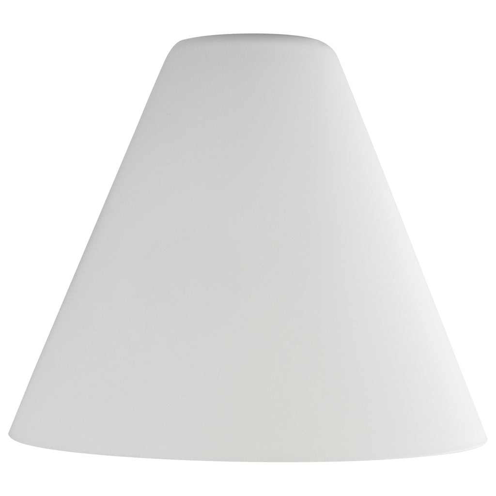 Inari Silk Martini Pendant Glass Shade, White Glass