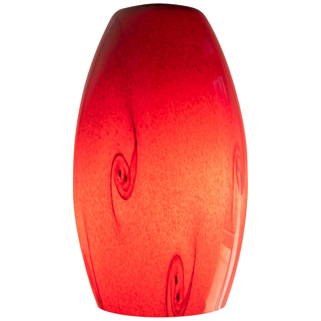 Merlot Pendant Glass Shade, Red Sky Glass