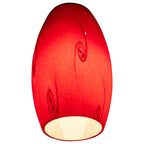 Merlot Pendant Glass Shade, Red Sky Glass