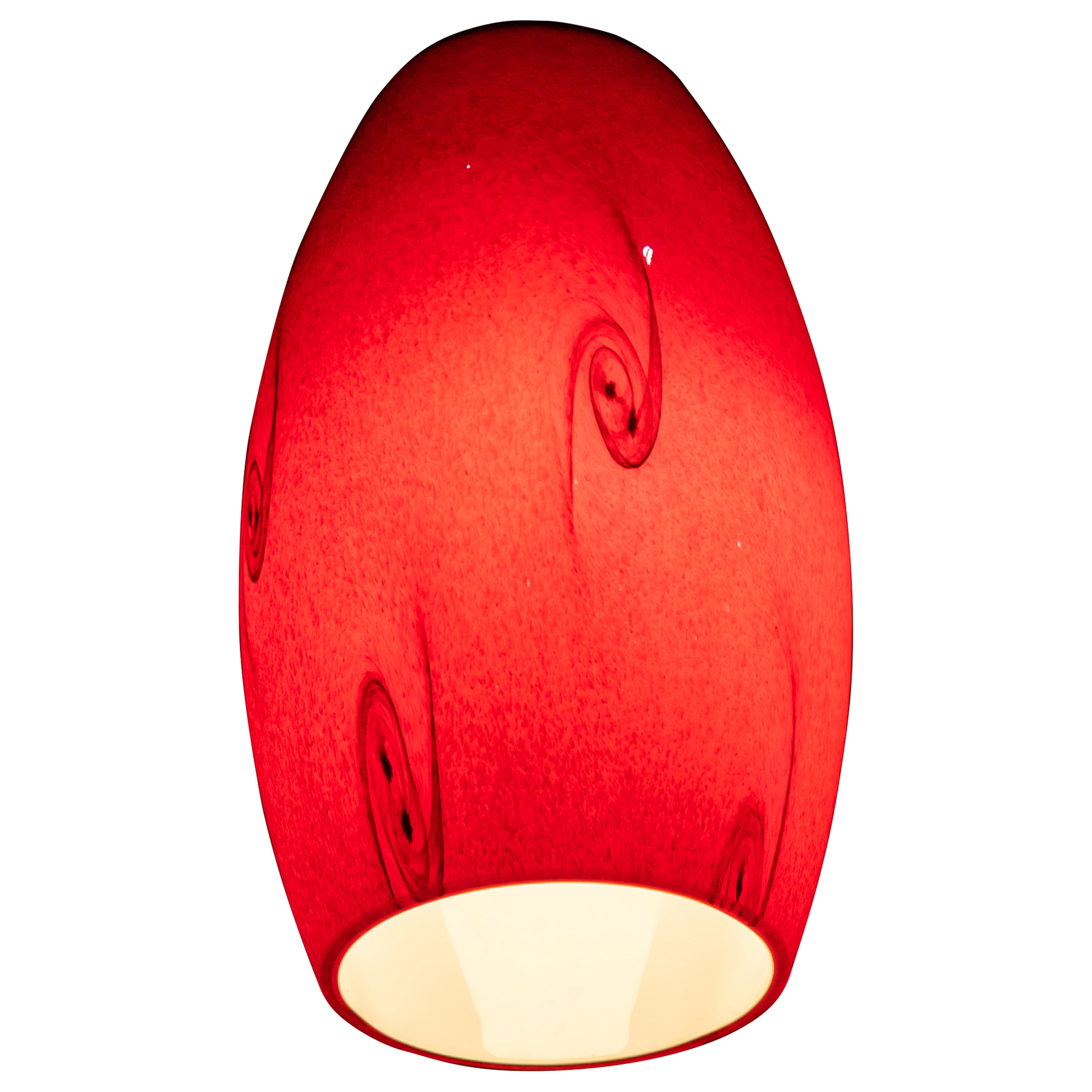 Merlot Pendant Glass Shade, Red Sky Glass