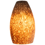 Merlot Pendant Glass Shade, Brown Stone Glass