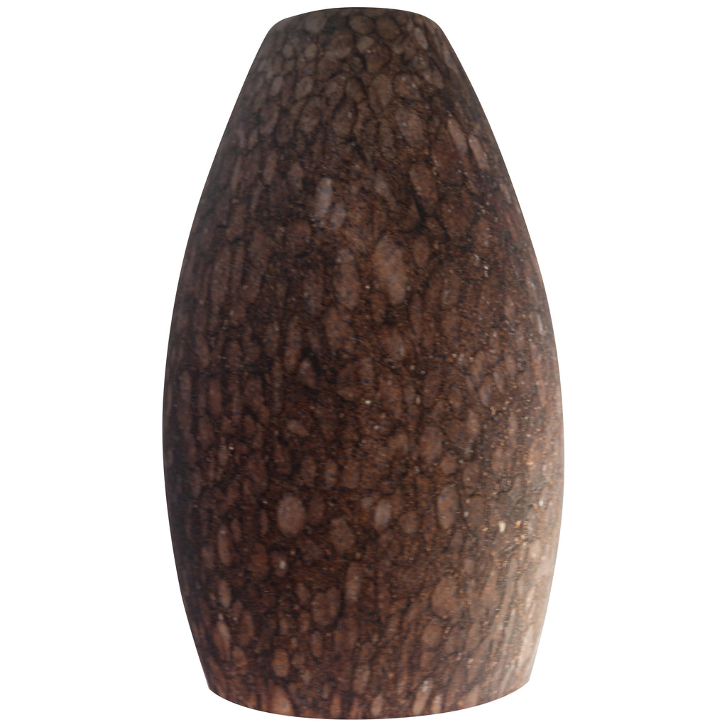 Merlot Pendant Glass Shade, Brown Stone Glass
