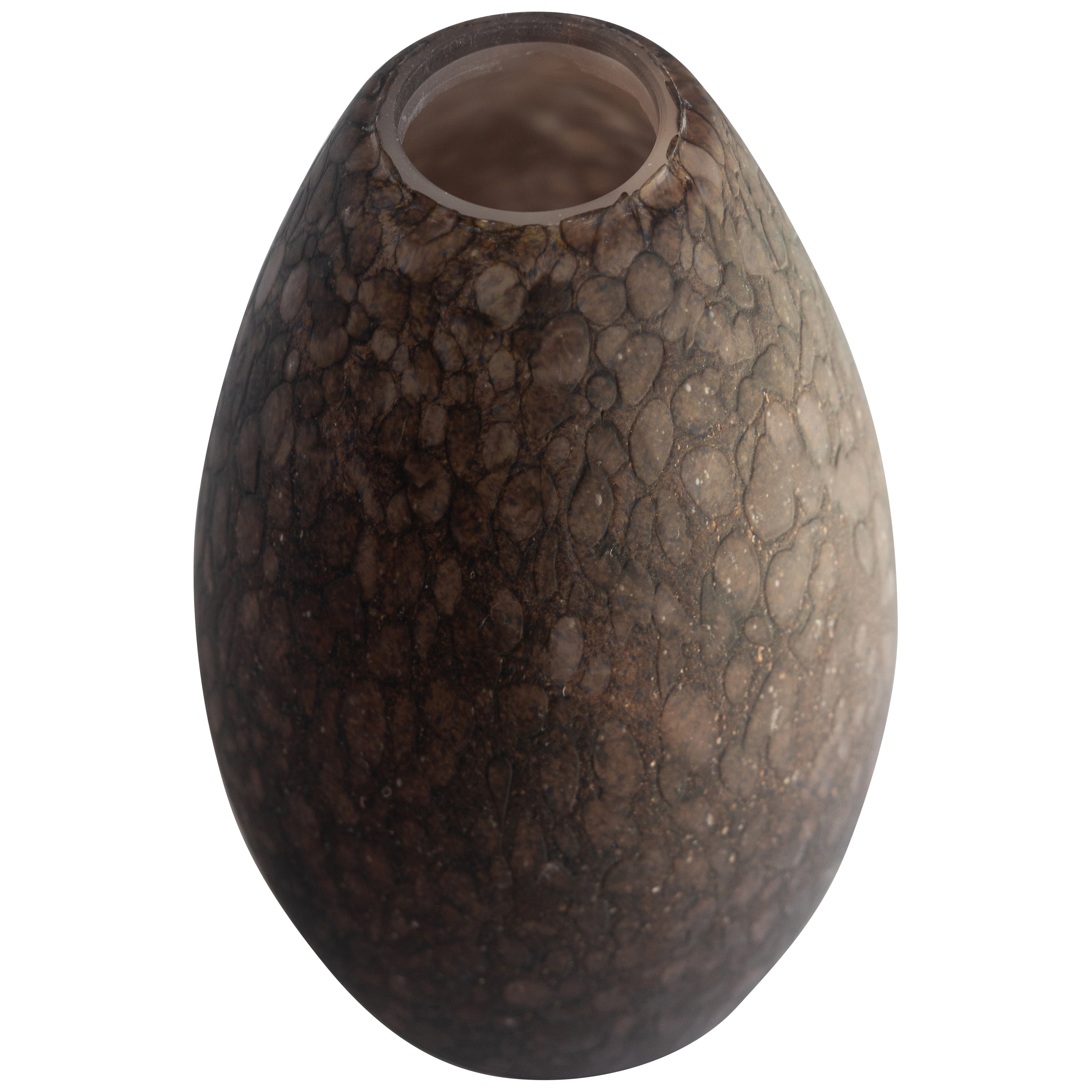 Merlot Pendant Glass Shade, Brown Stone Glass