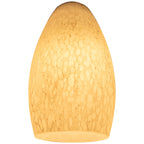 Merlot Pendant Glass Shade, White Stone Glass
