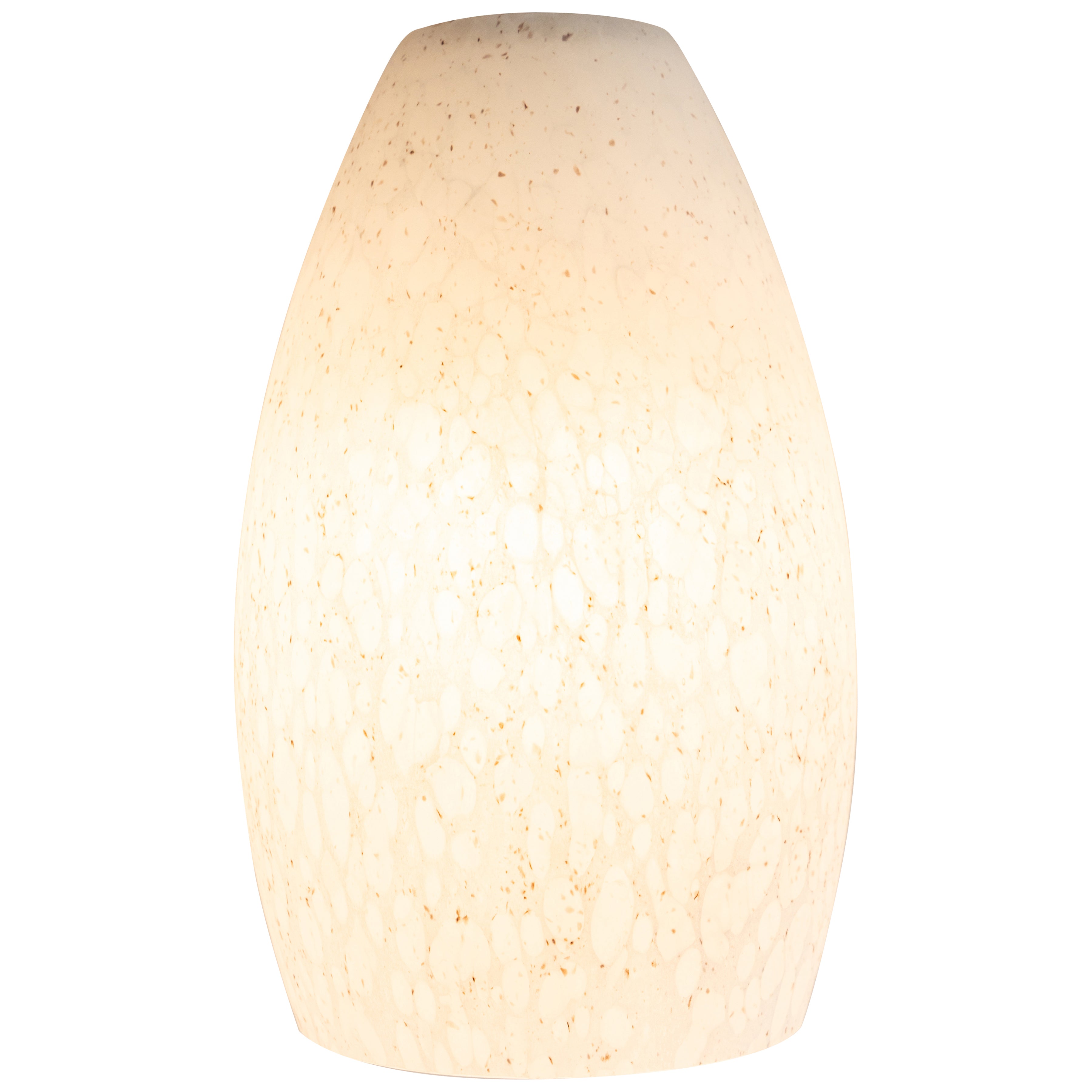 Merlot Pendant Glass Shade, White Stone Glass