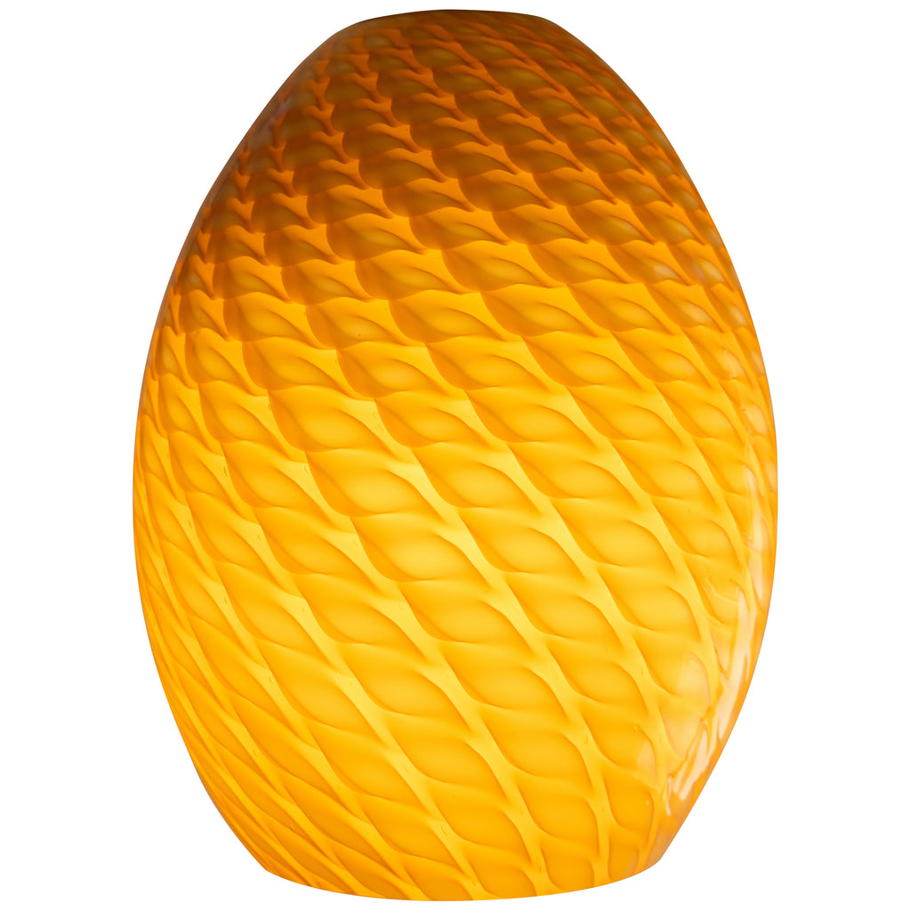 FireBird Pendant Glass Shade, Amber Firebird Glass