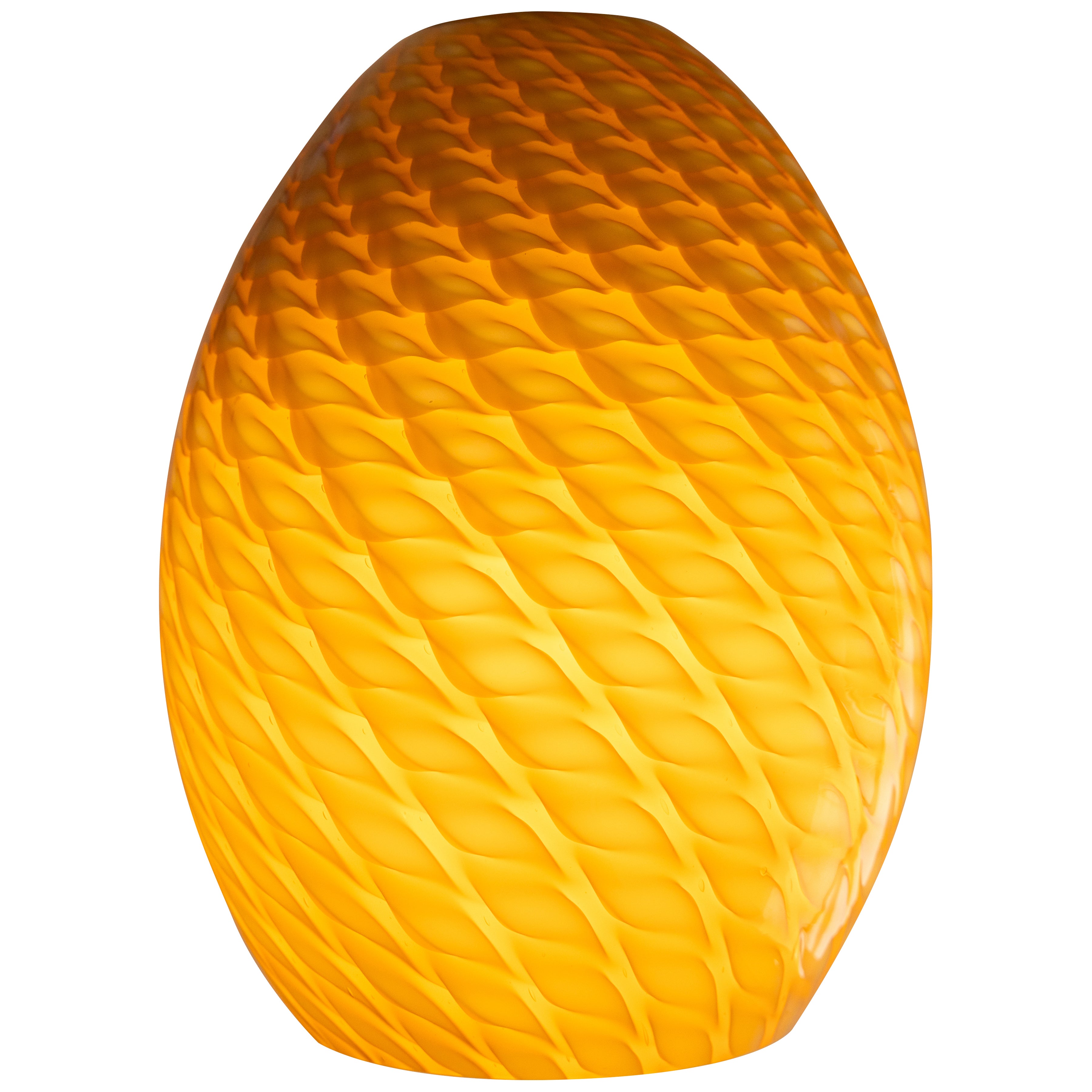 FireBird Pendant Glass Shade, Amber Firebird Glass