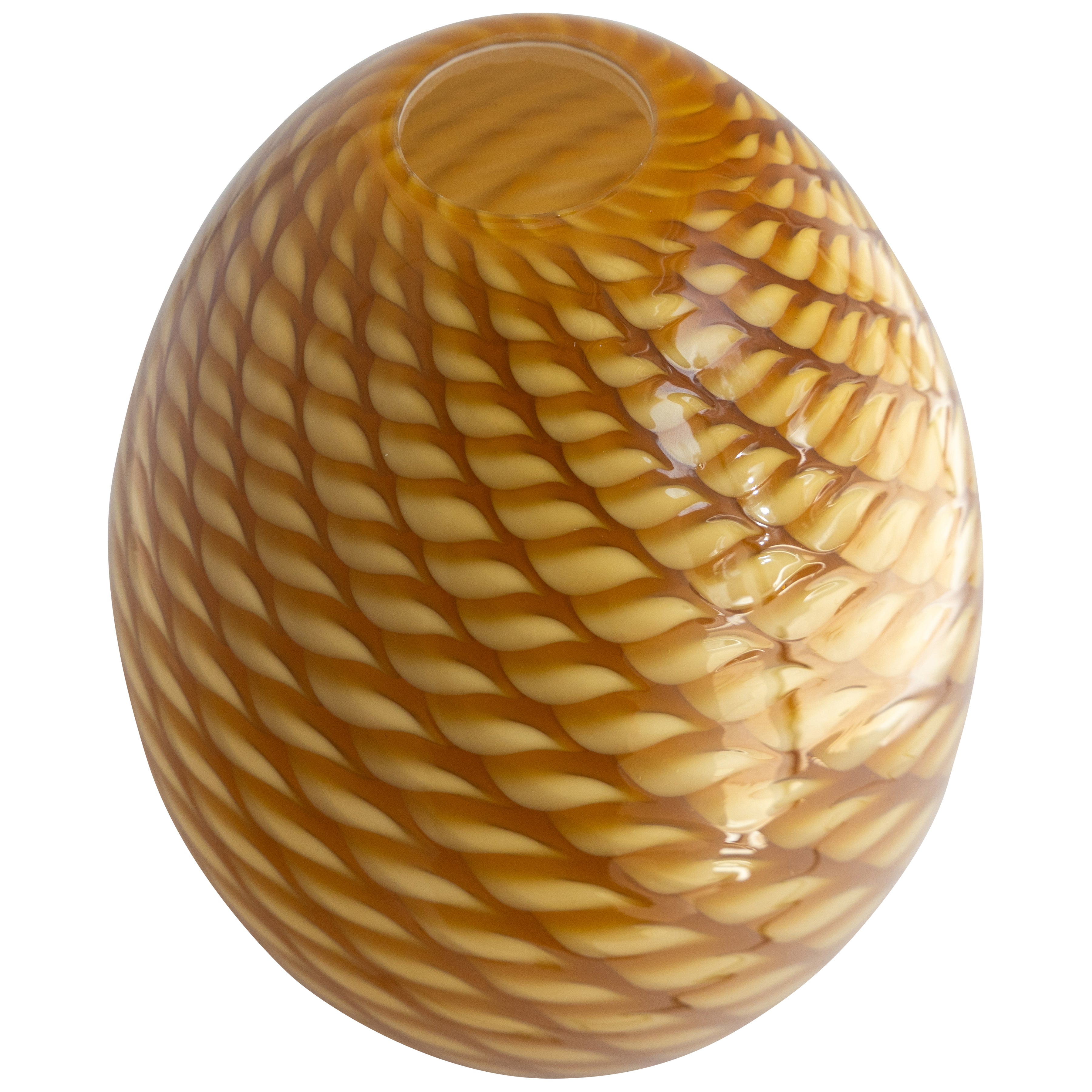 FireBird Pendant Glass Shade, Amber Firebird Glass