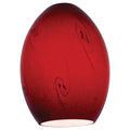 FireBird Pendant Glass Shade, Red Sky Glass