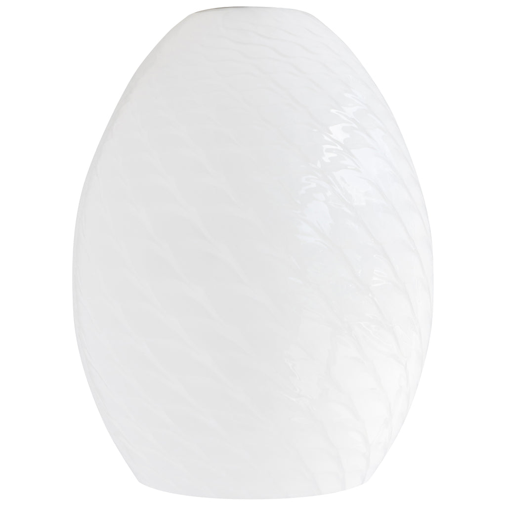 FireBird Pendant Glass Shade, White Firebird Glass