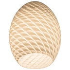 FireBird Pendant Glass Shade, White Firebird Glass