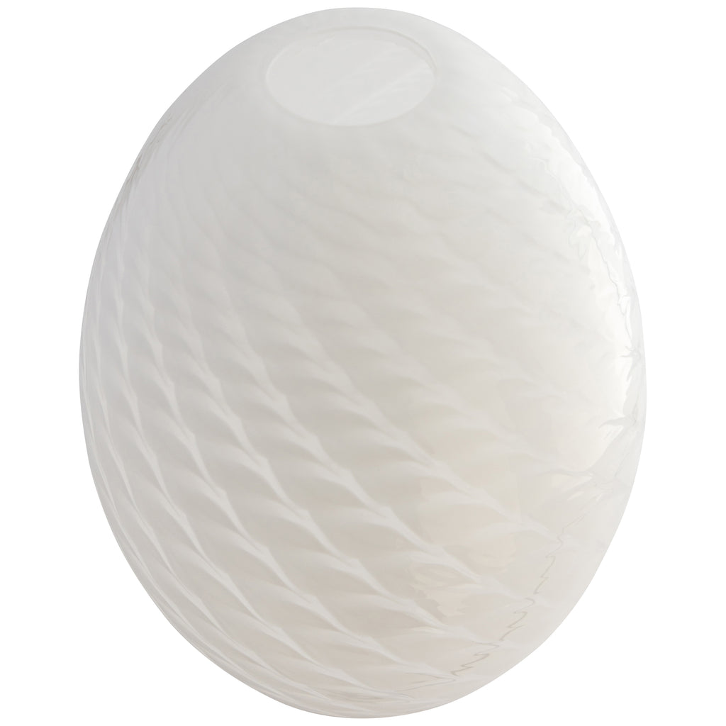 FireBird Pendant Glass Shade, White Firebird Glass