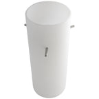 Cylinder Pendant Glass Shade, Opal Glass