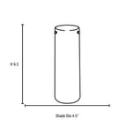 Access Lighting Clear Glass Cylinder Shade, image 2