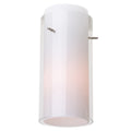 Glass`n Glass Cylinder Shade, Clear Opal Glass