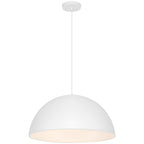 Huck 1 Light Pendant, Matte White