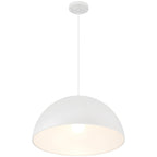 Huck 1 Light Pendant, Matte White