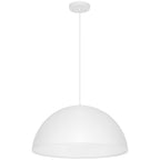 Huck 1 Light Pendant, Matte White