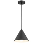 Ford LED Pendant, Matte Black / 9.75"