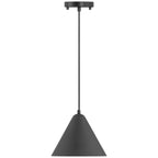 Ford LED Pendant, Matte Black / 9.75"
