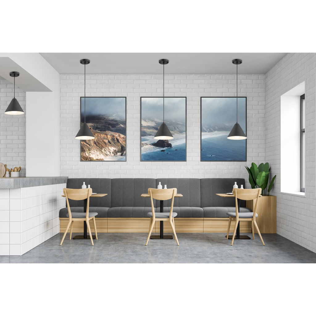 Access Lighting Ford LED Pendant, Matte Black / 9.75", image 6