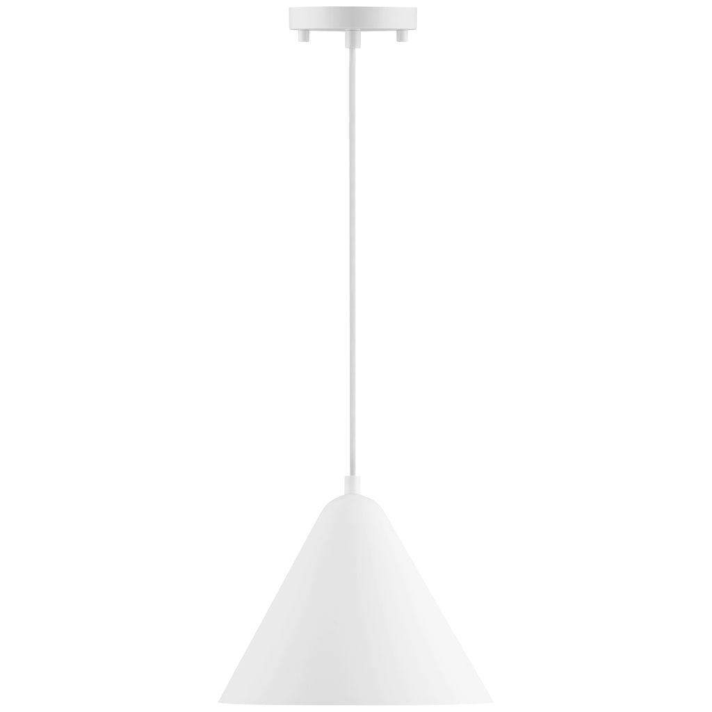 Ford LED Pendant, Matte White / 9.75"