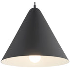 Ford LED Pendant, Matte Black / 14.25"