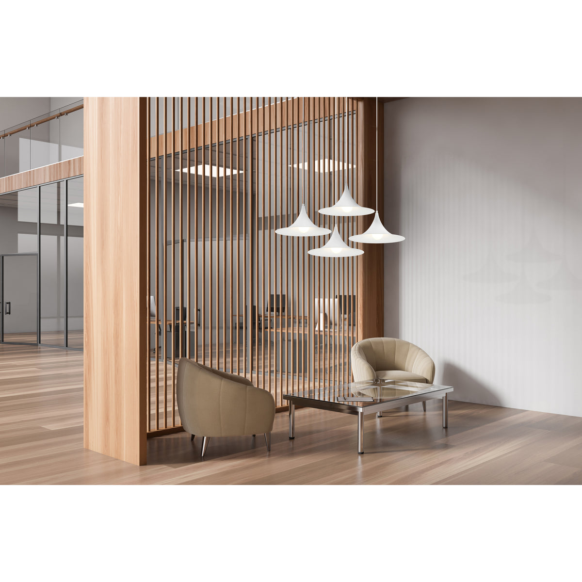 Access Lighting Costa LED Pendant, Matte White / 15.75", image 6