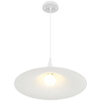 Costa LED Pendant, Matte White / 19"