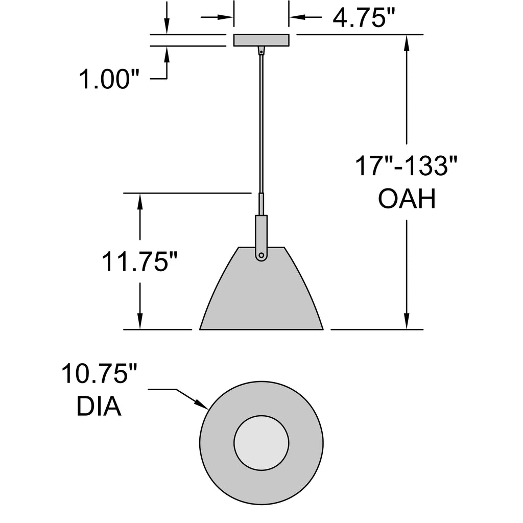 Access Lighting Tanner 1 Light Pendant, image 8