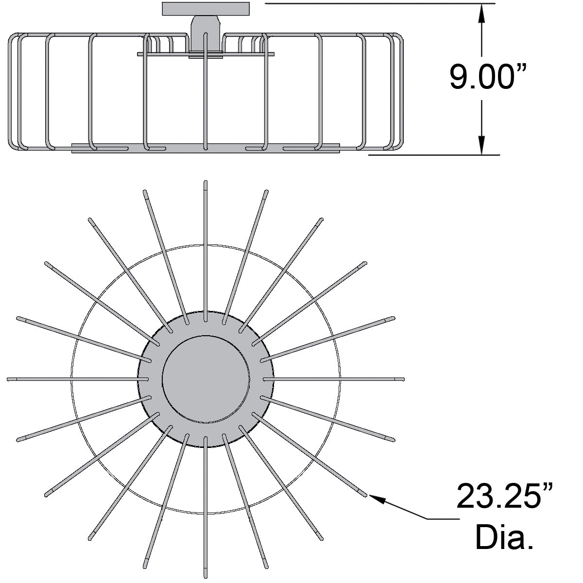 Access Lighting Wired LED Semi-Flush, image 2