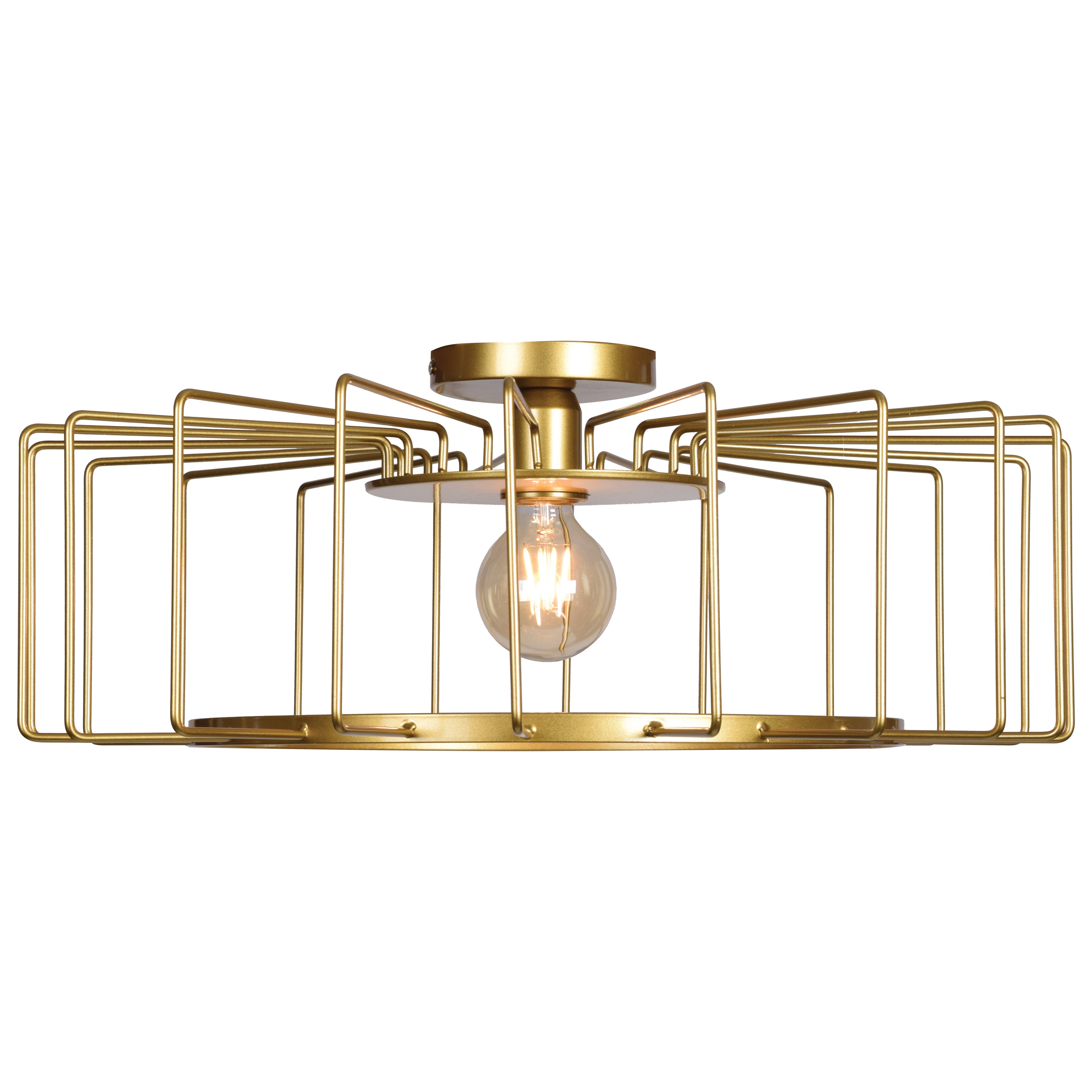 Wired LED Semi-Flush