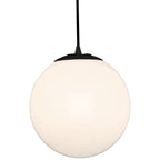 Pearl Pendant, Matte Black / 10"