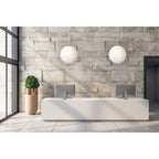 Access Lighting Pearl Pendant, Brushed Steel / 15.75", image 6