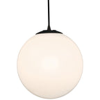 Pearl Pendant, Matte Black / 15.75"